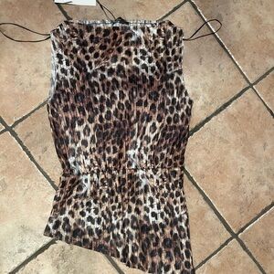 Zara Animal Print Tank Top